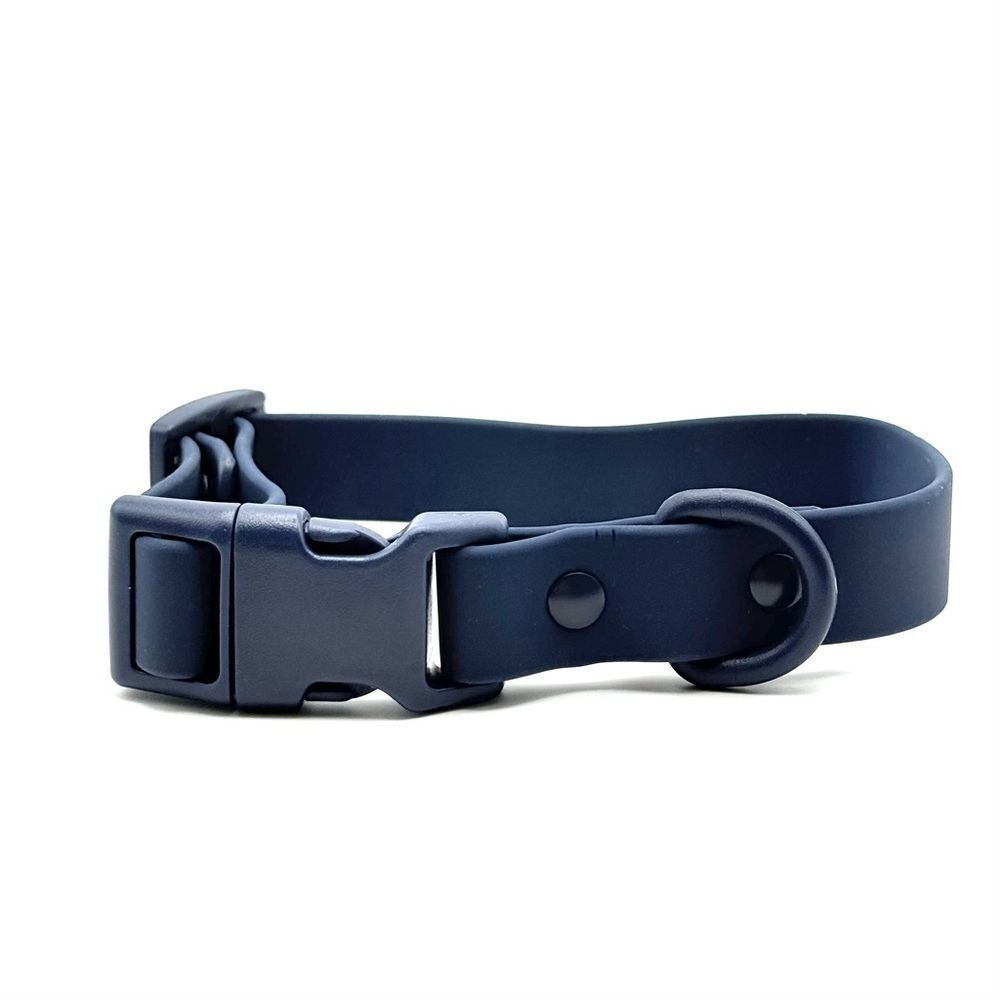 Navy Waterproof Dog Collar